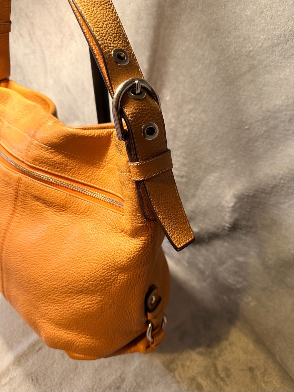 Coach Pebbled Cowhide Leather Shoulder Bag F15064 - Picture 9 of 14